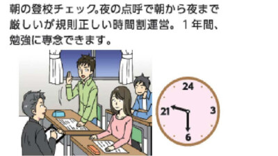4月スタート、規則正しい予備校生活！